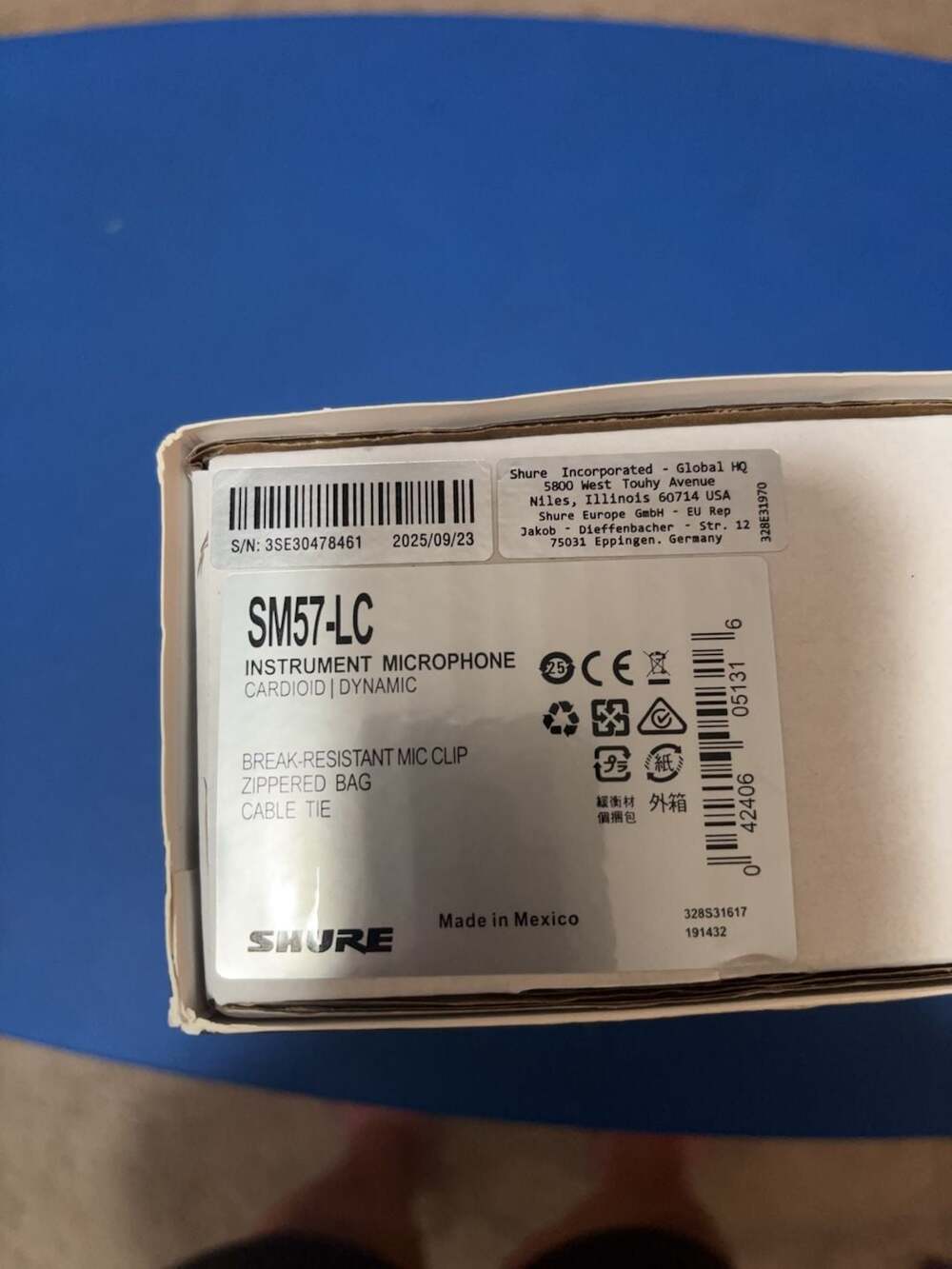 Shure SM57-LC Dynamic Instrument Microphone - Picture 5 of 8